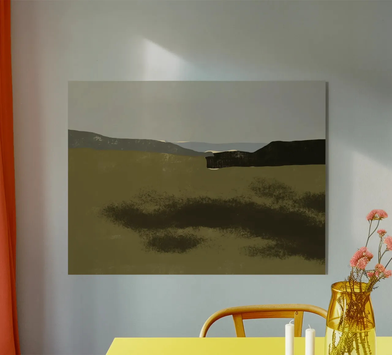 Ruwe schaduwen acryl van Little Dean