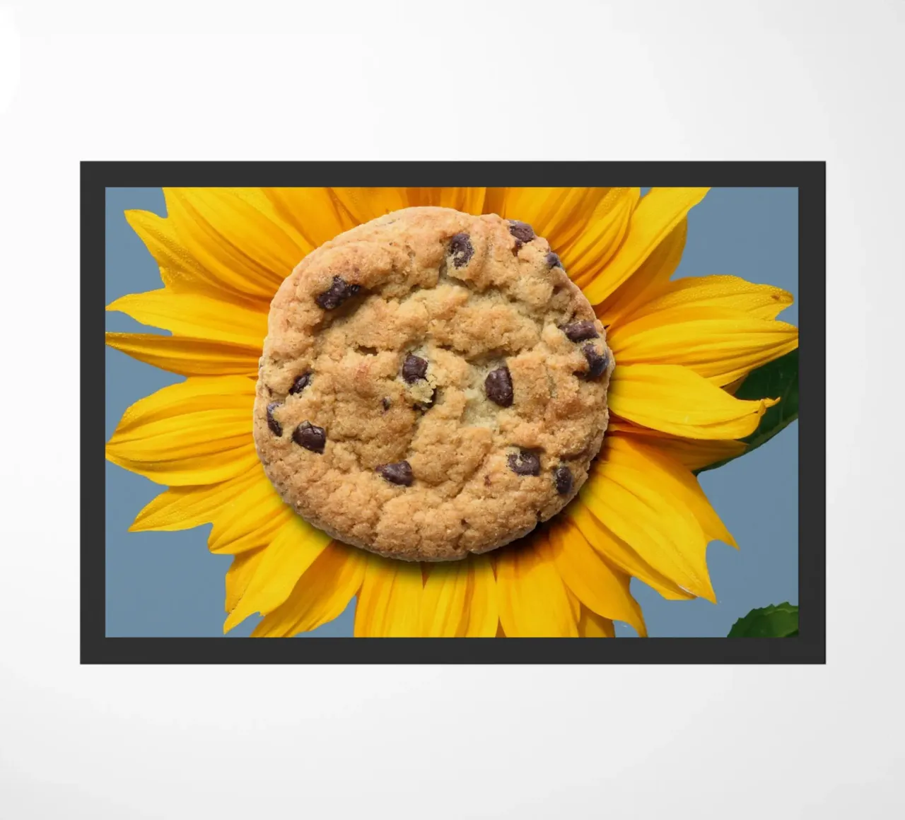 Sunflower cookie doormat by Little Dean