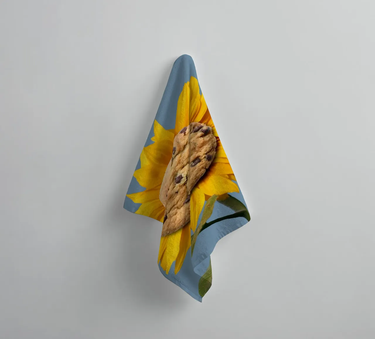Sunflower cookie towel by Little Dean