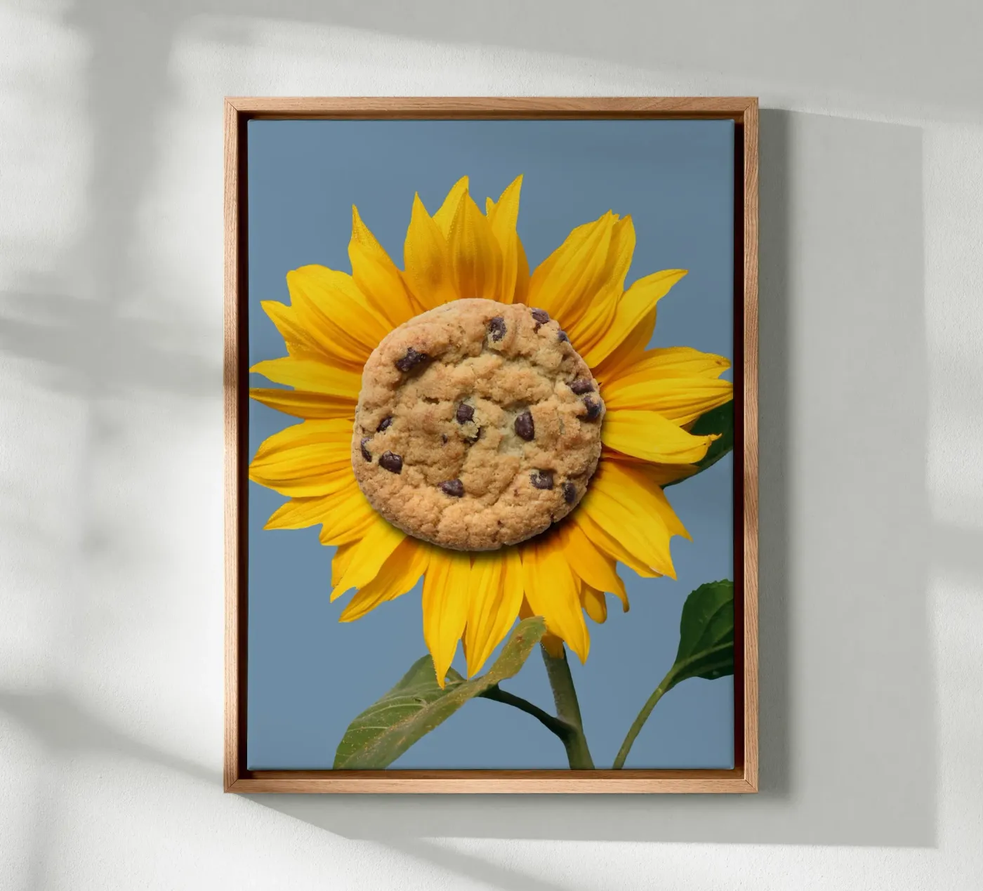 Sunflower cookie canvas by Little Dean