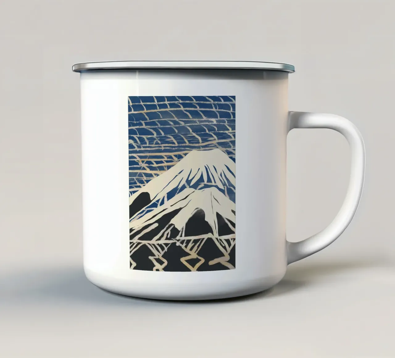 Picco stilizzato tazza in smalto da Little Dean