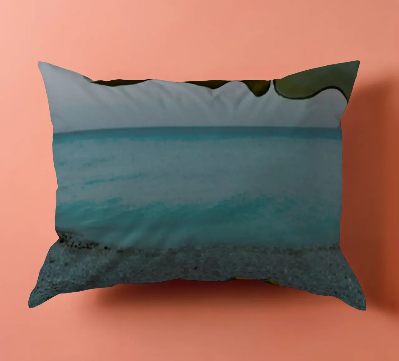 Beach Melancholie cuscino da Chris Abatzis