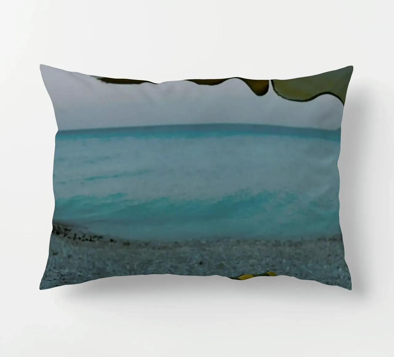 Beach Melancholie cuscino da Chris Abatzis