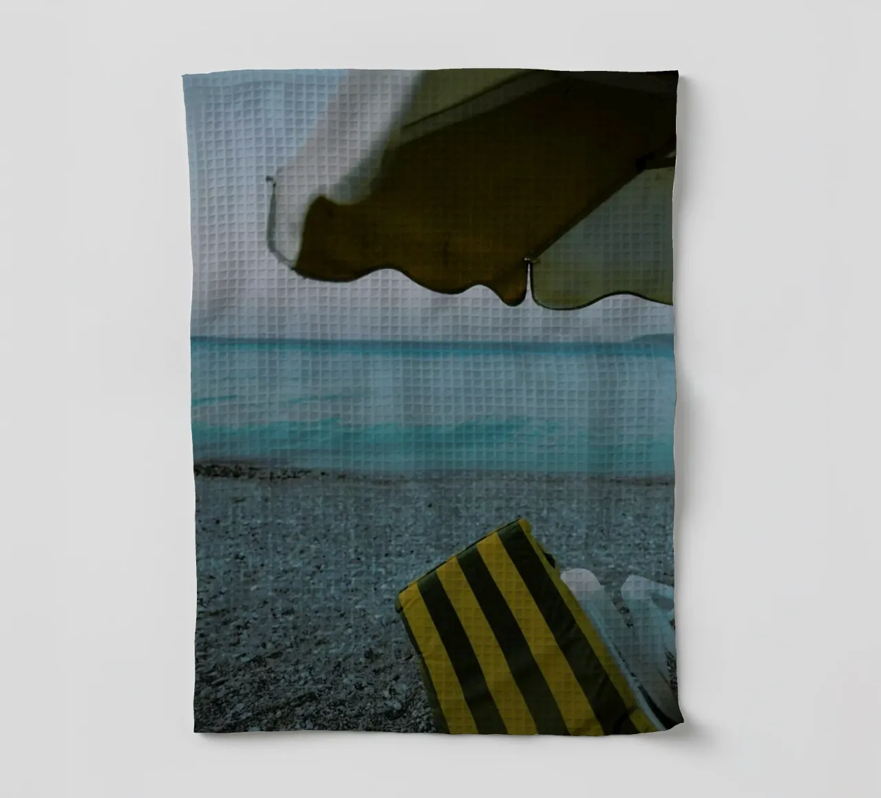 Beach Melancholie canovaccio da cucina da Chris Abatzis