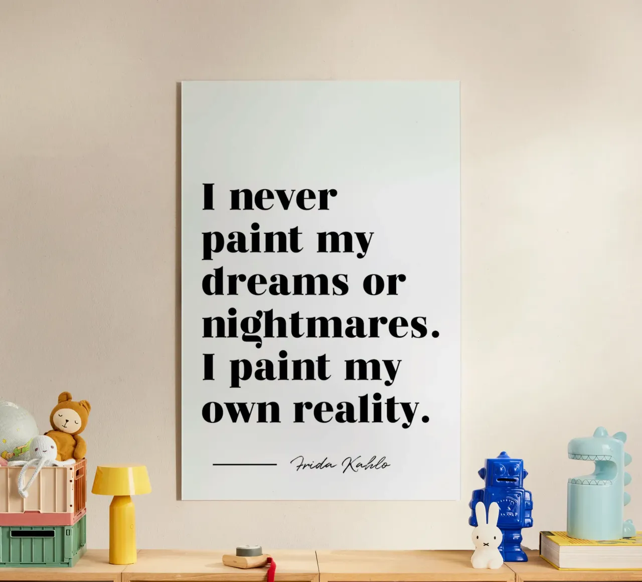 Paint Reality plexiglass da typed