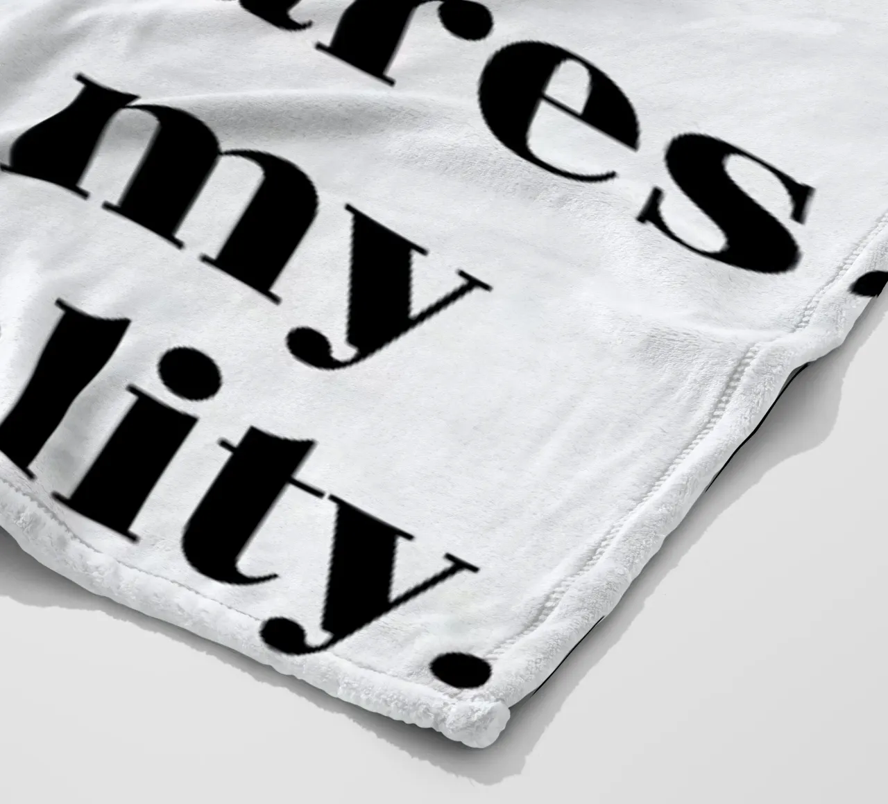 Paint Reality coperta in pile da typed