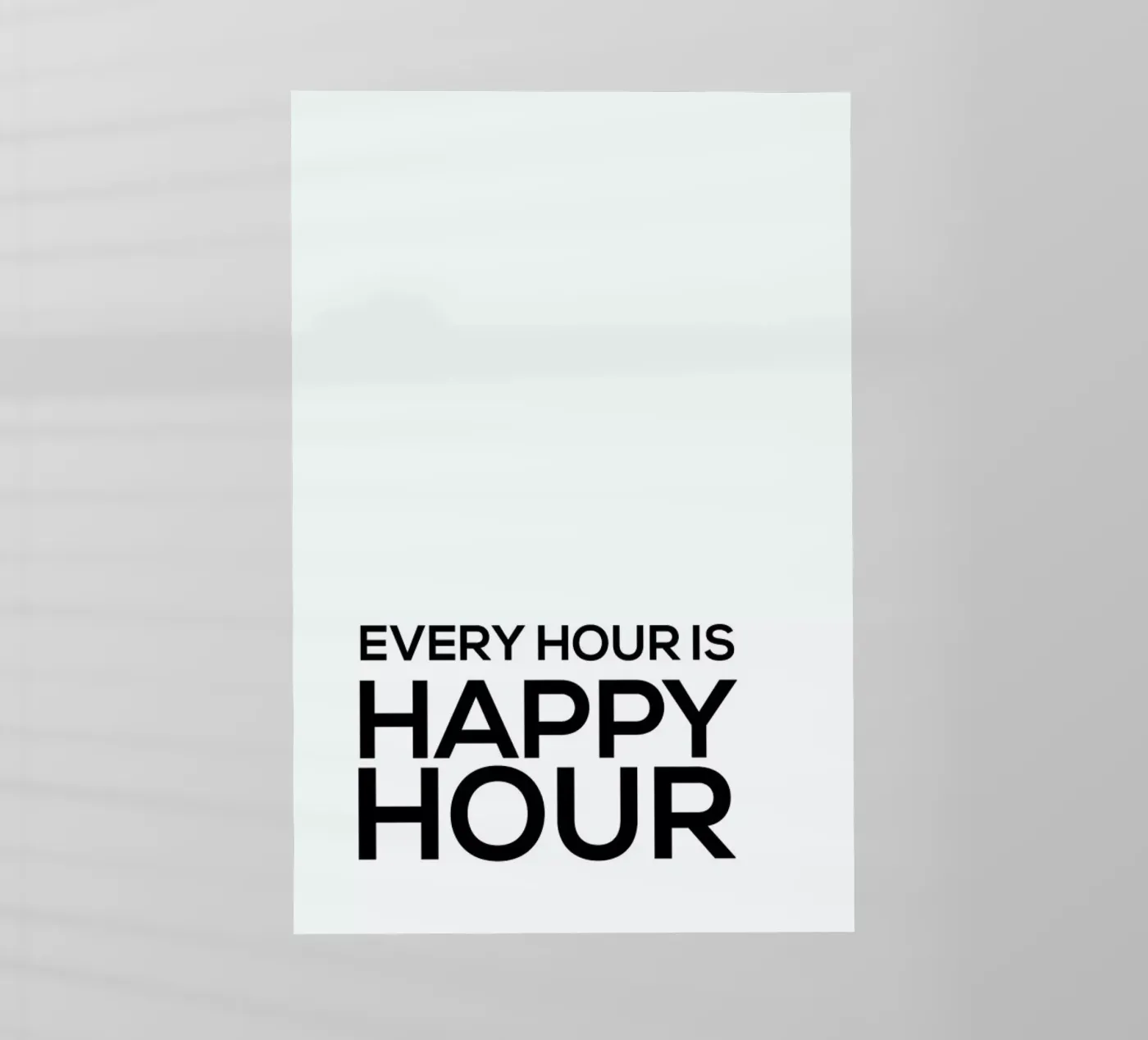 Every Hour pellicola backlit da Studio One