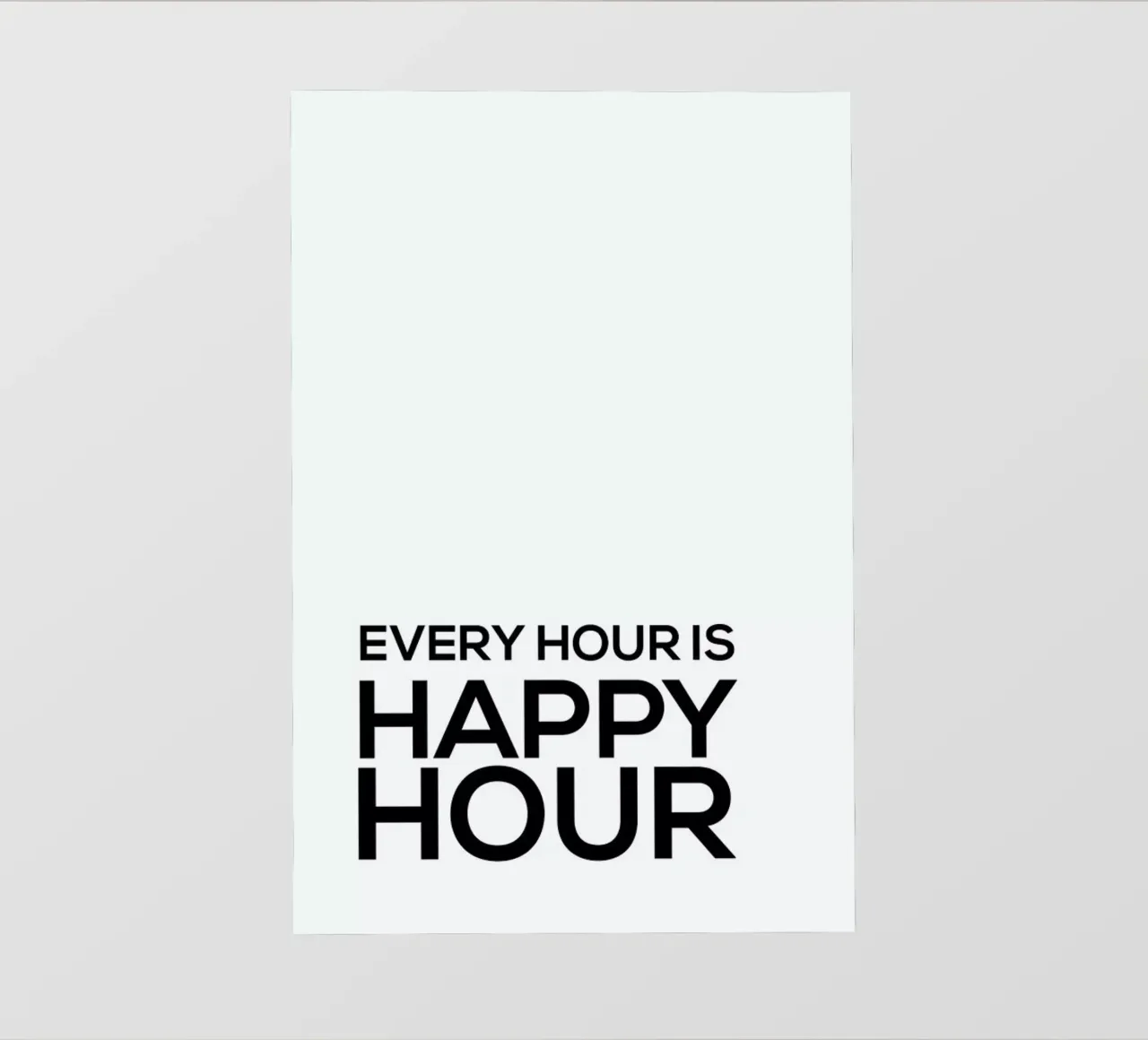 Every Hour telo in pvc da Studio One