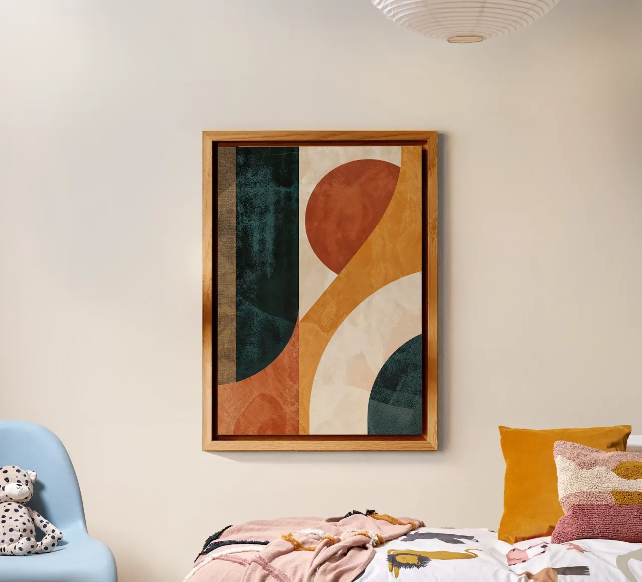 circles rectangles curves geometry abstract shapes contrast alu-dibond by minerva santiago