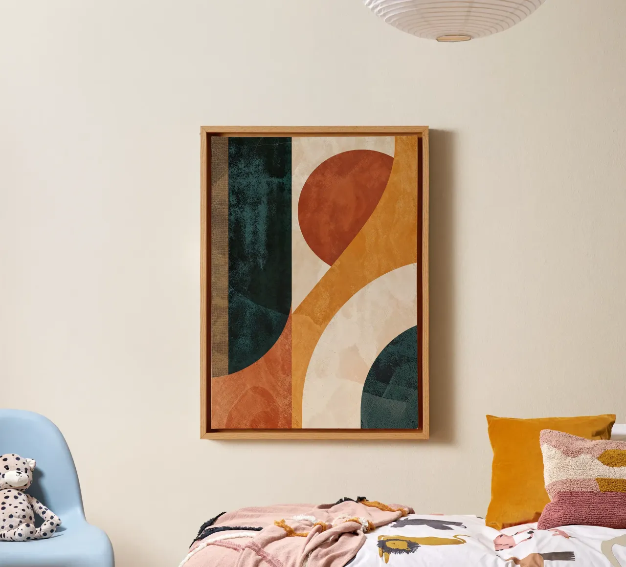 circles rectangles curves geometry abstract shapes contrast canvas by minerva santiago