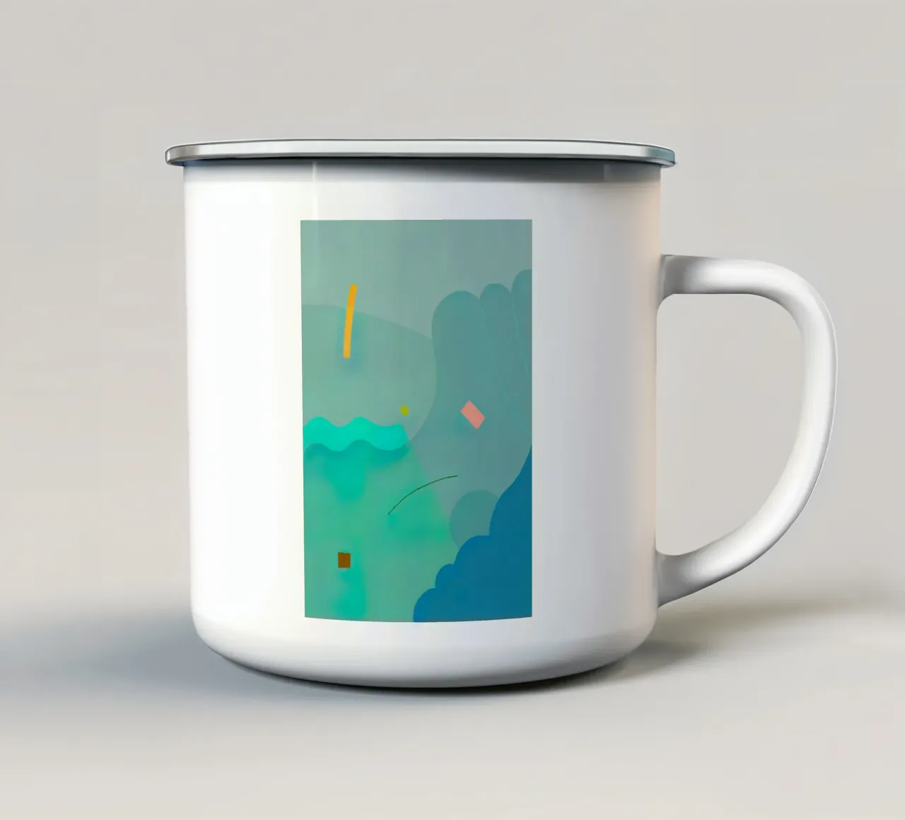 Mi piacciono le forme tazza in smalto da Danielle Shop