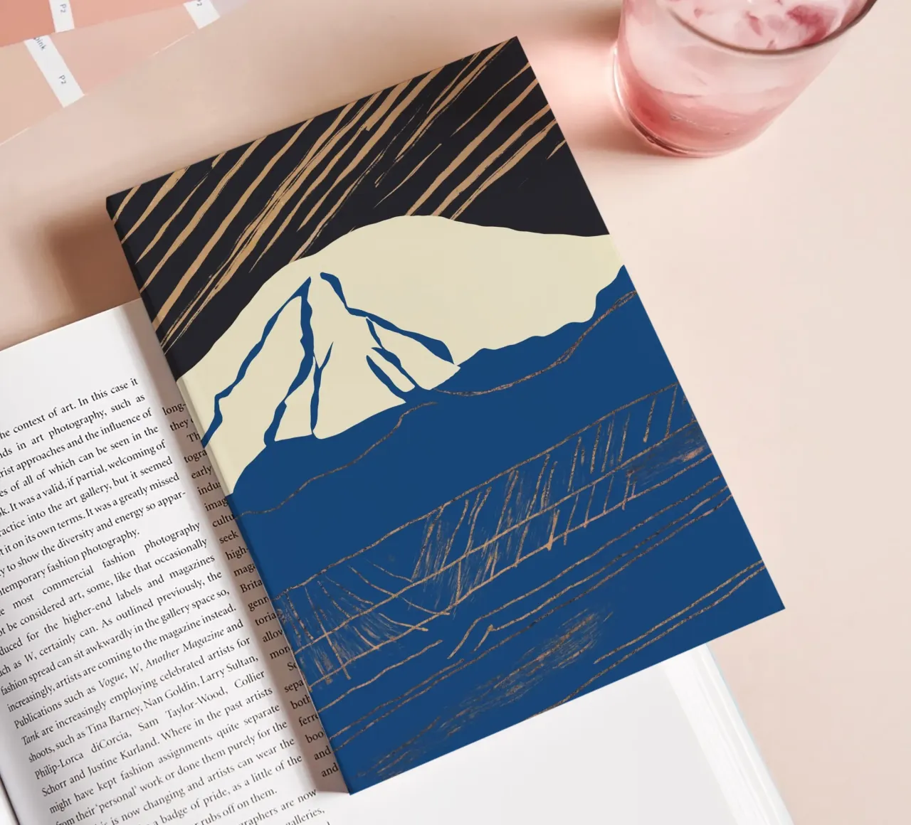 Falling stars notebook by Little Dean