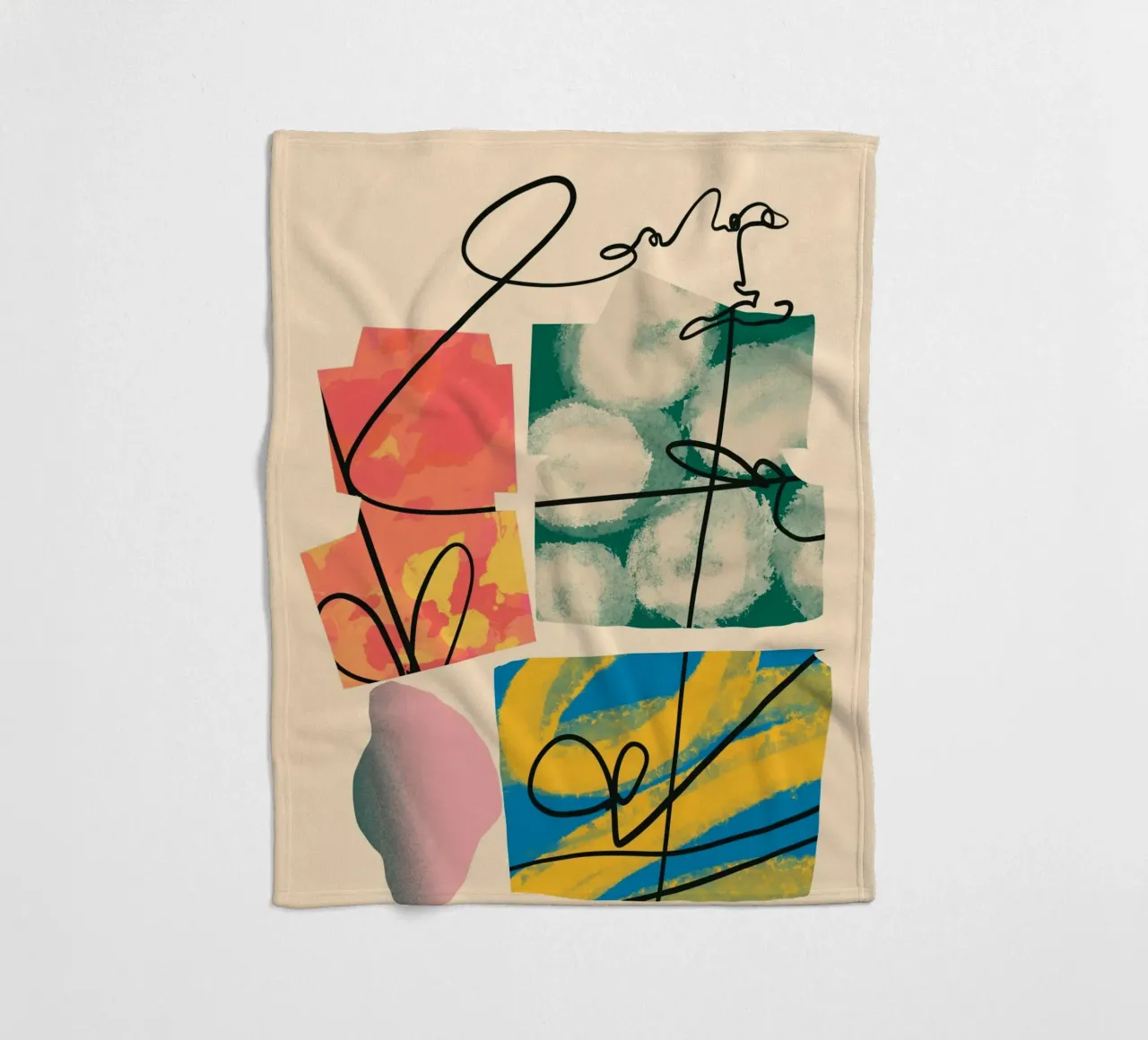 Playful loop Fleecedecke von Little Dean