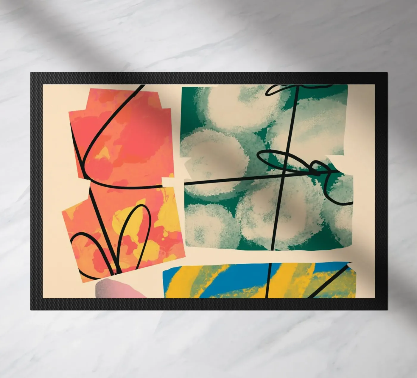 Playful loop Fußmatte von Little Dean