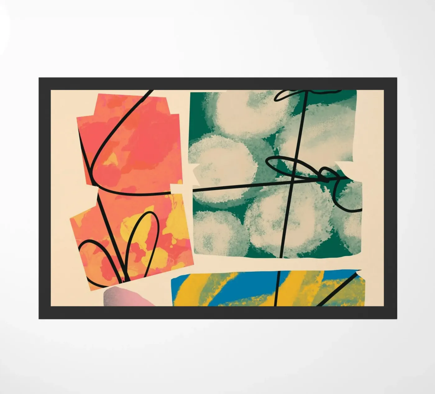 Playful loop Fußmatte von Little Dean