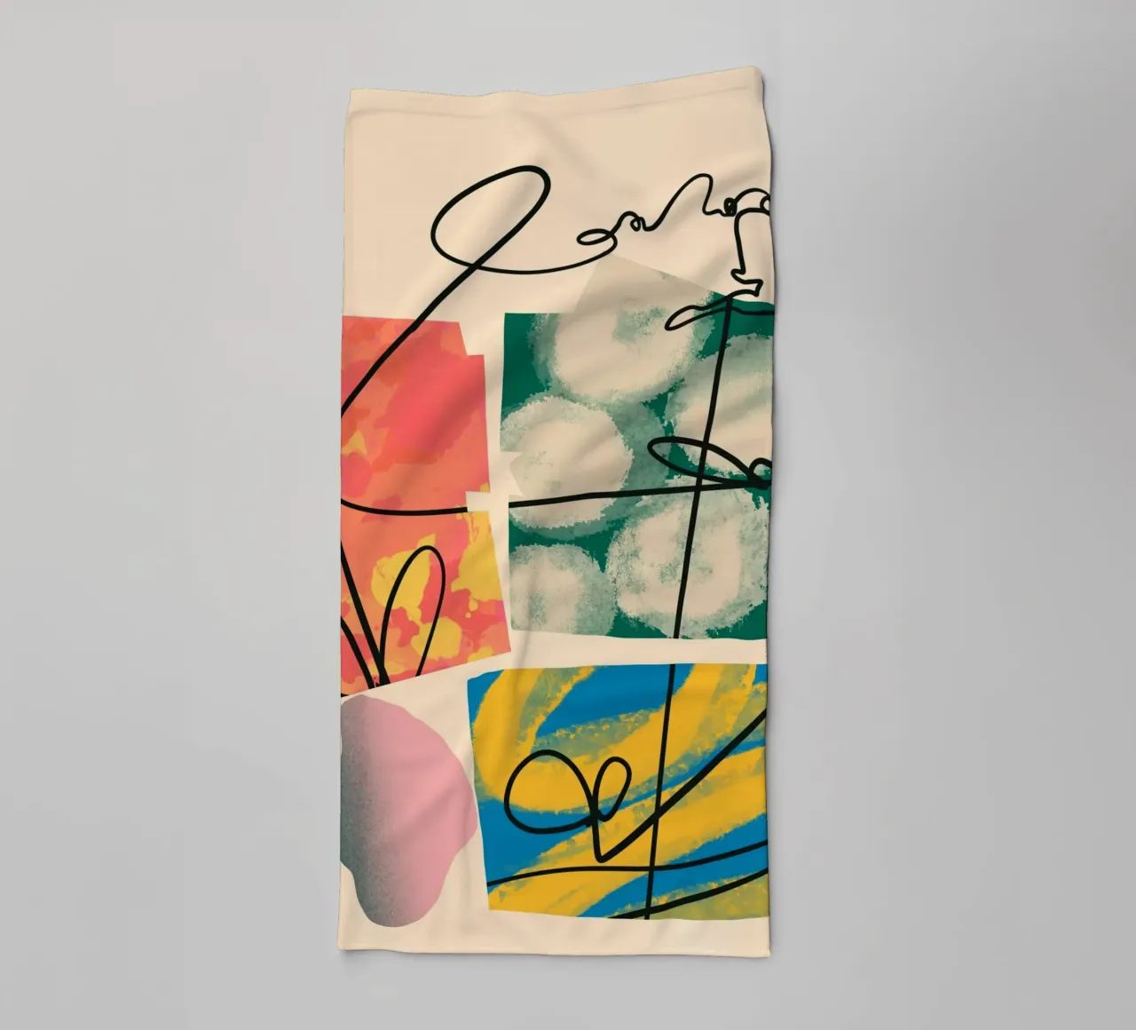 Playful loop towel by Little Dean