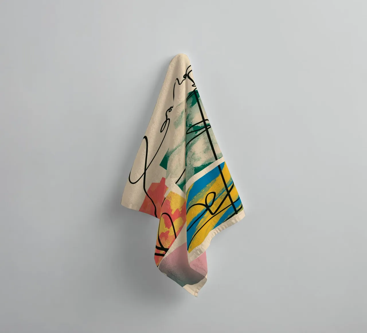 Playful loop towel by Little Dean