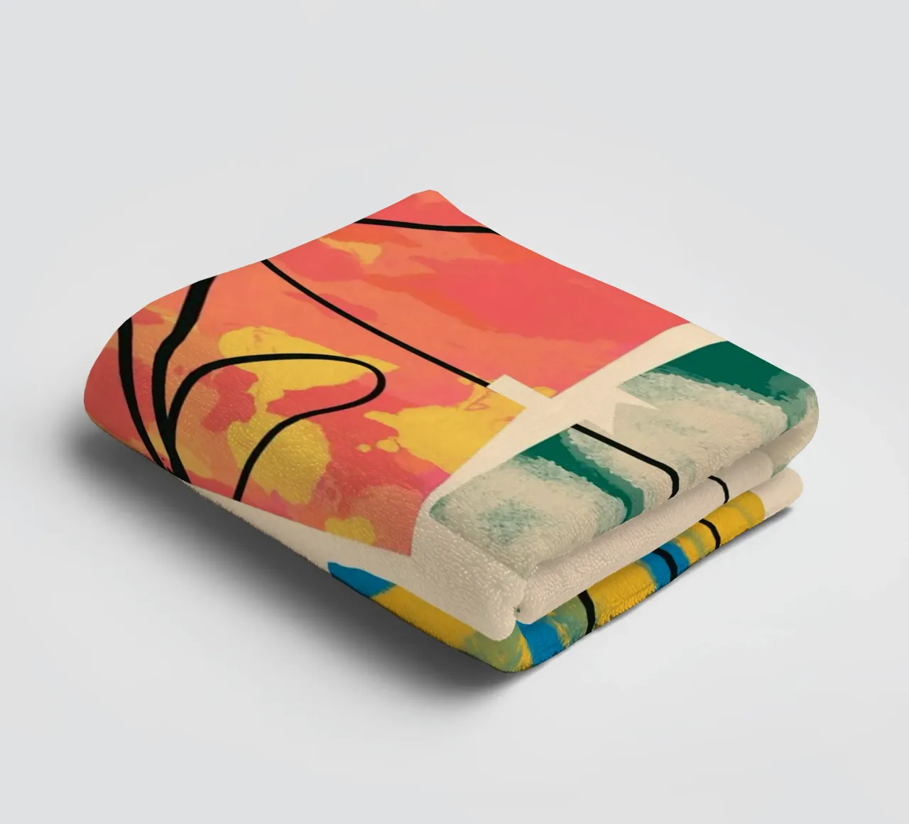 Playful loop towel by Little Dean