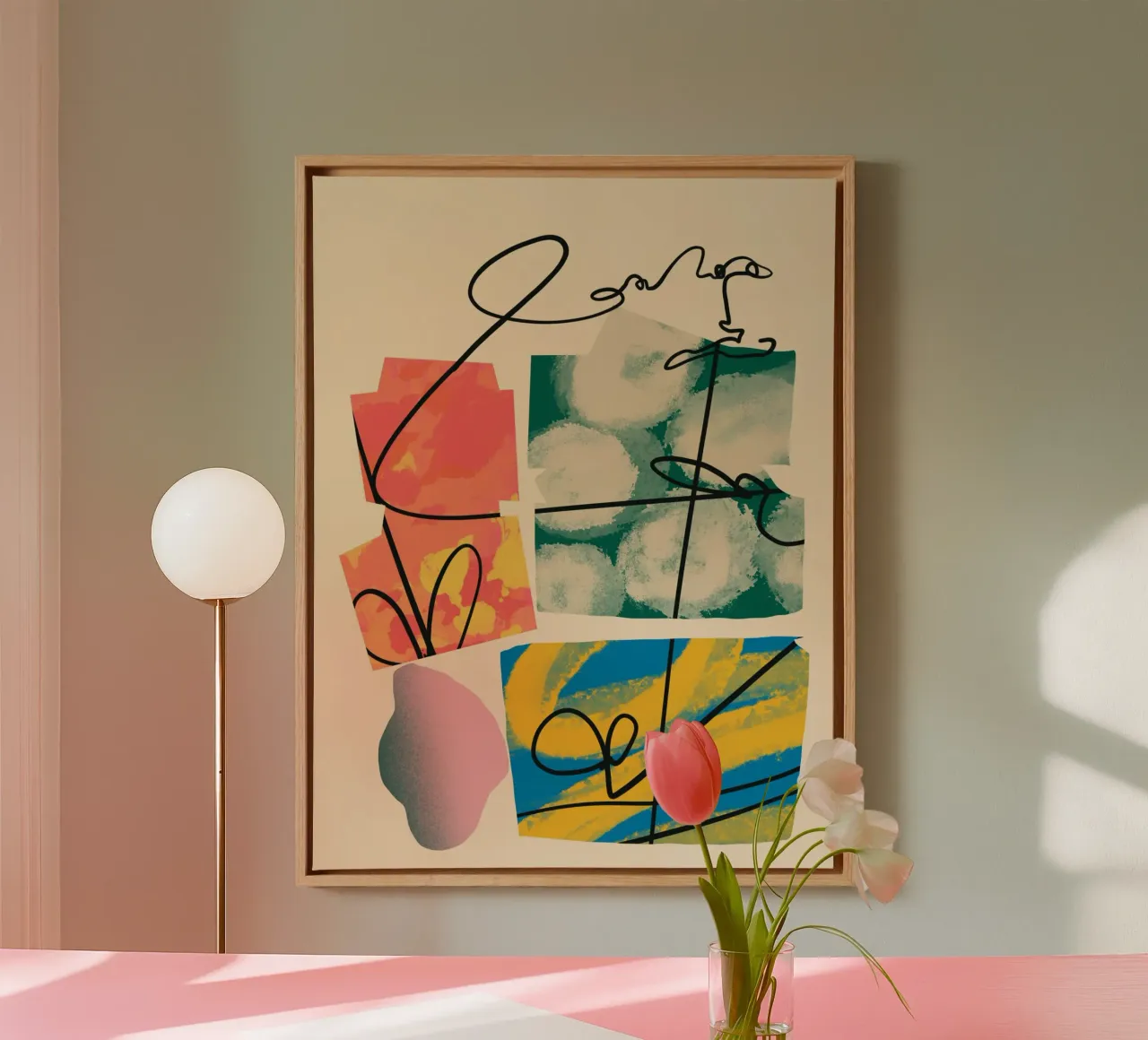 Playful loop canvas by Little Dean