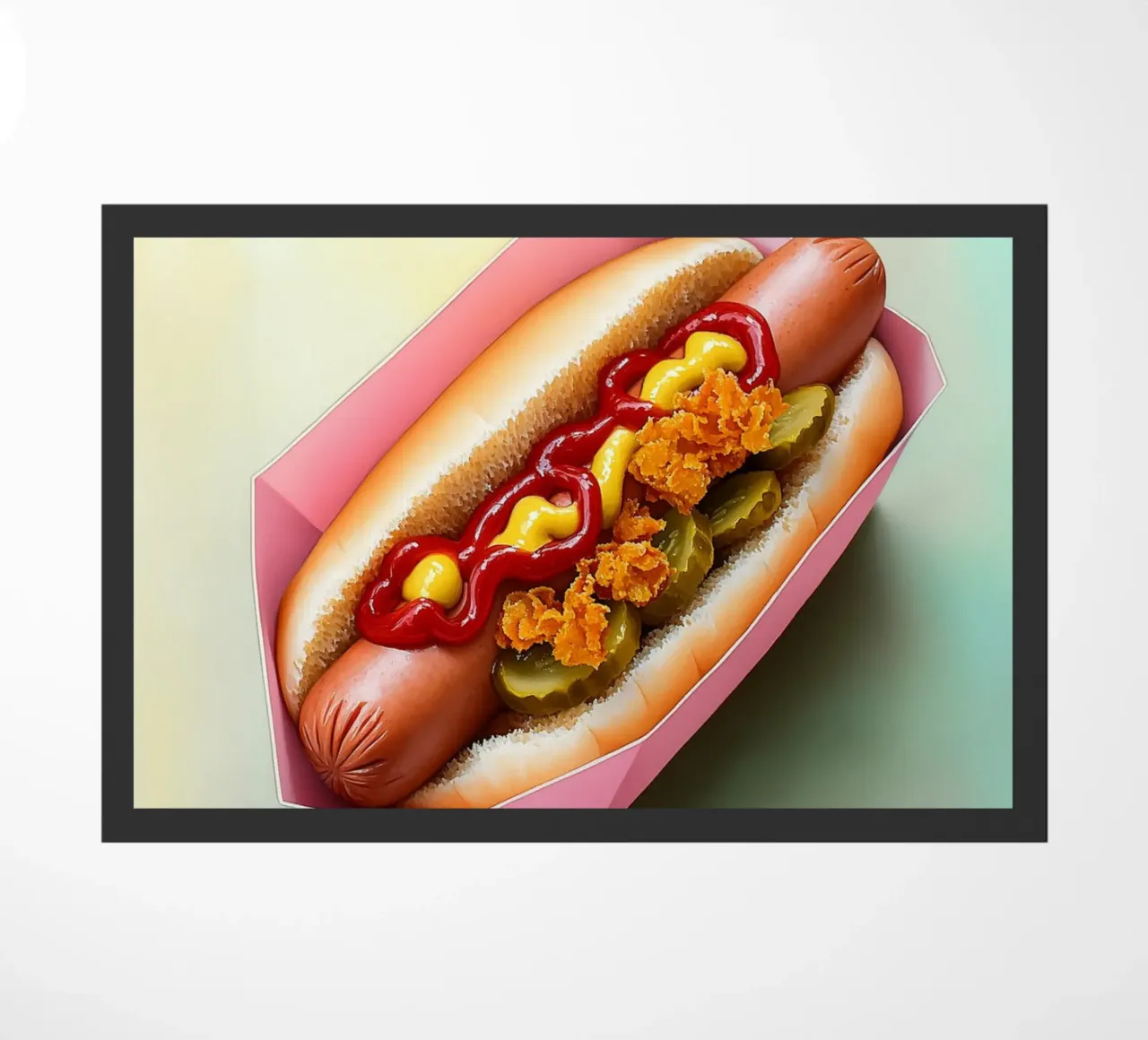 Amore per gli hotdog zerbino da Carinaprint