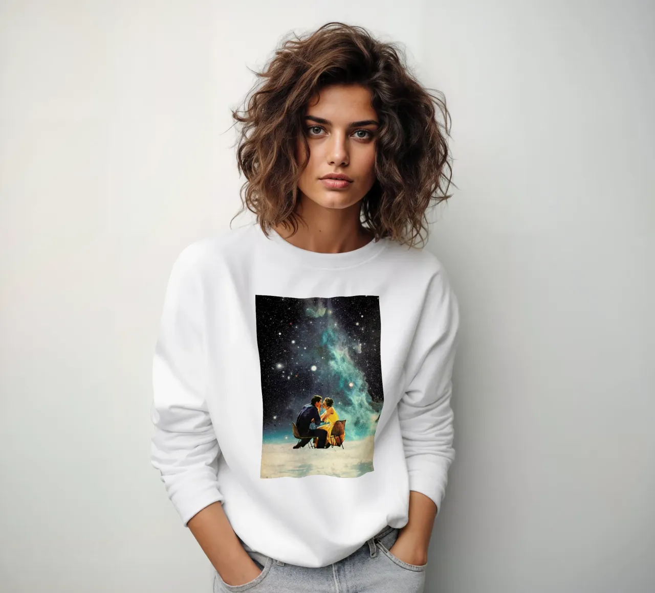 I'd Like To Take You To The Stars For A Second Date felpa da Frank Moth