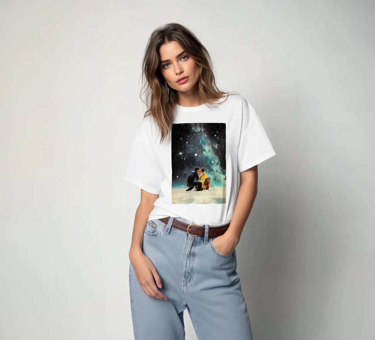 I'd Like To Take You To The Stars For A Second Date t-shirt da Frank Moth