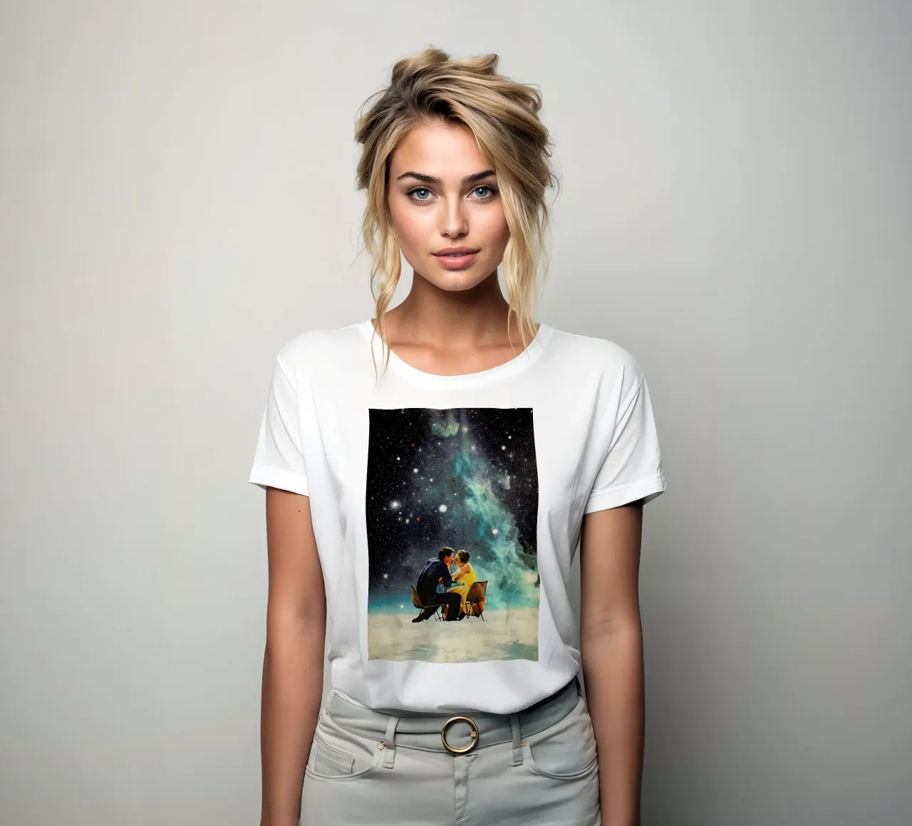 I'd Like To Take You To The Stars For A Second Date t-shirt da donna da Frank Moth