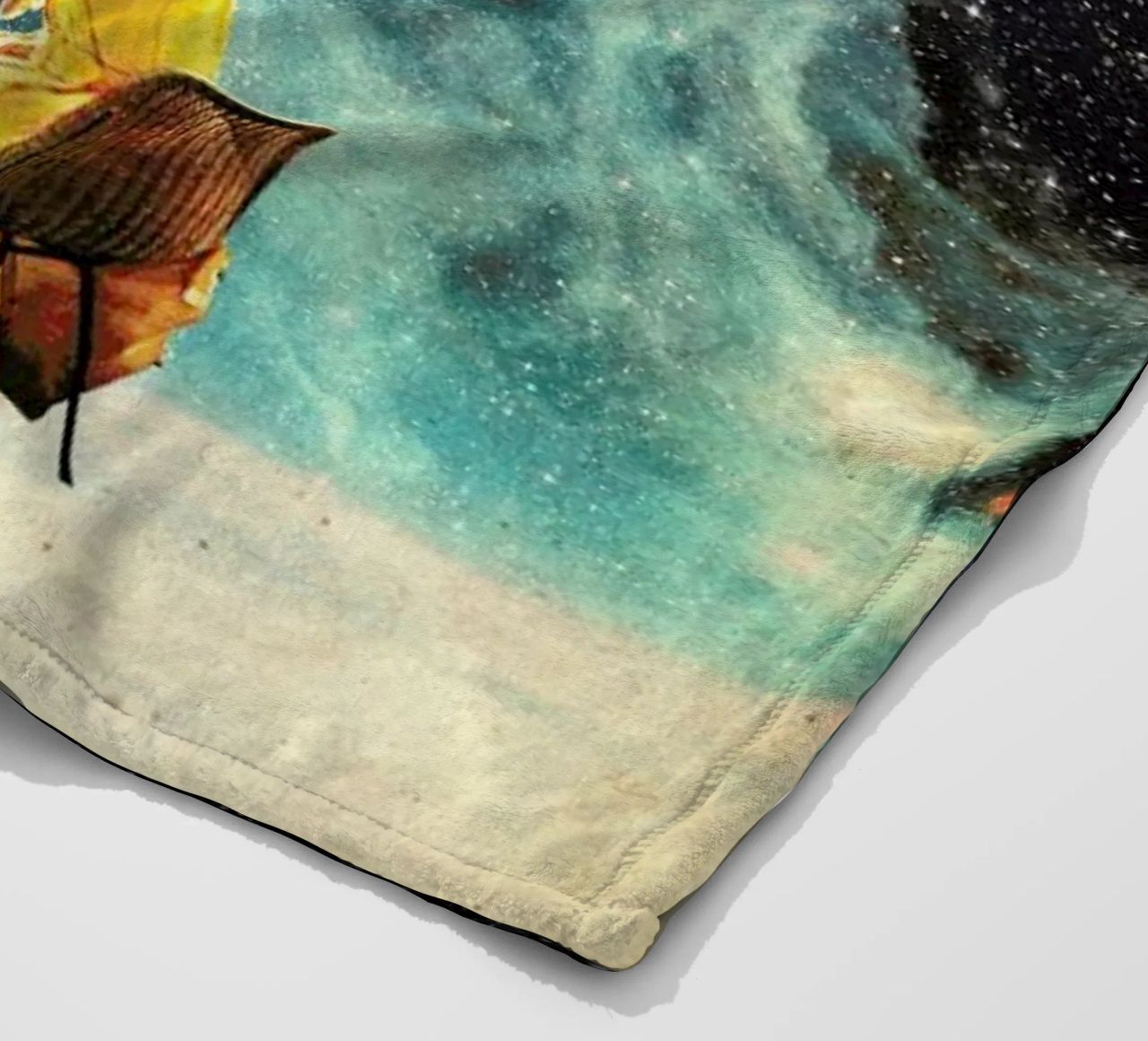 I'd Like To Take You To The Stars For A Second Date fleece blanket by Frank Moth