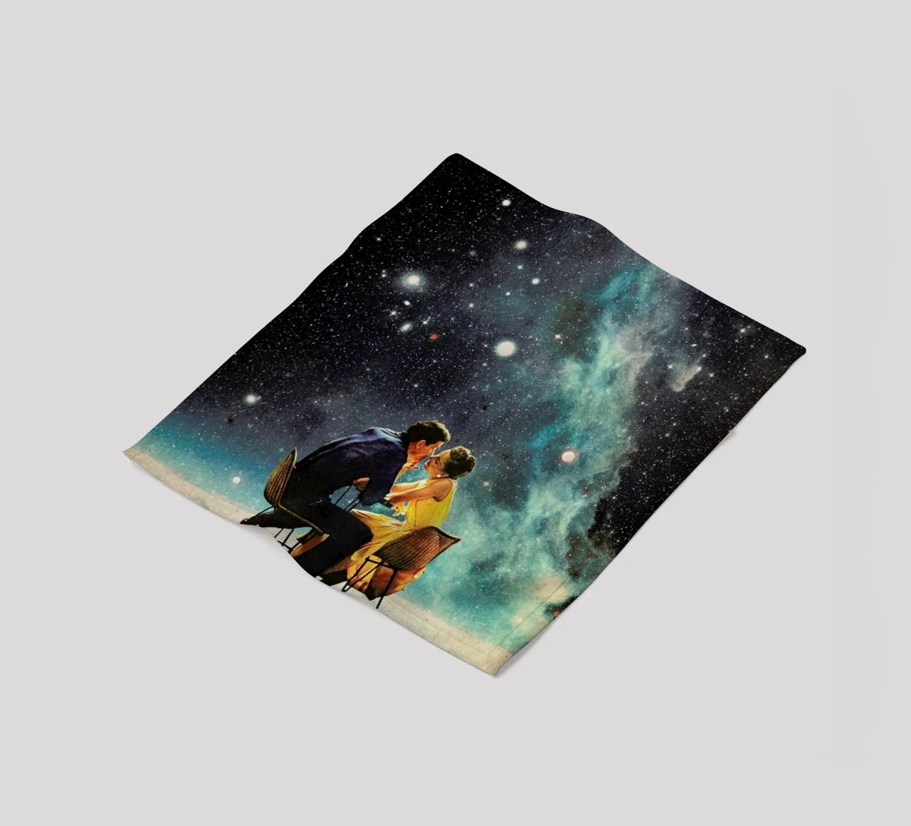 I'd Like To Take You To The Stars For A Second Date fleece blanket by Frank Moth