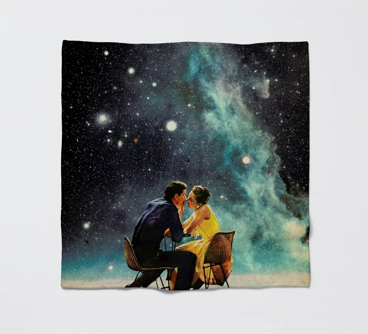 I'd Like To Take You To The Stars For A Second Date fleece blanket by Frank Moth