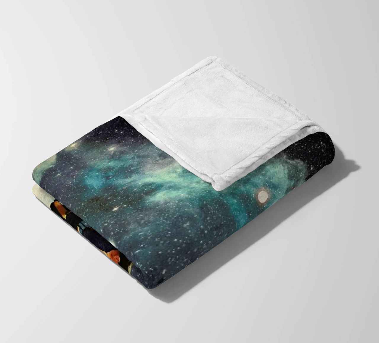 I'd Like To Take You To The Stars For A Second Date fleece blanket by Frank Moth