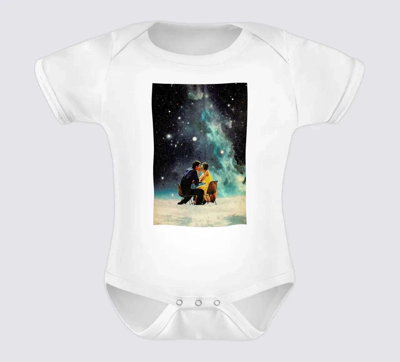 I'd Like To Take You To The Stars For A Second Date body de bebé de Frank Moth