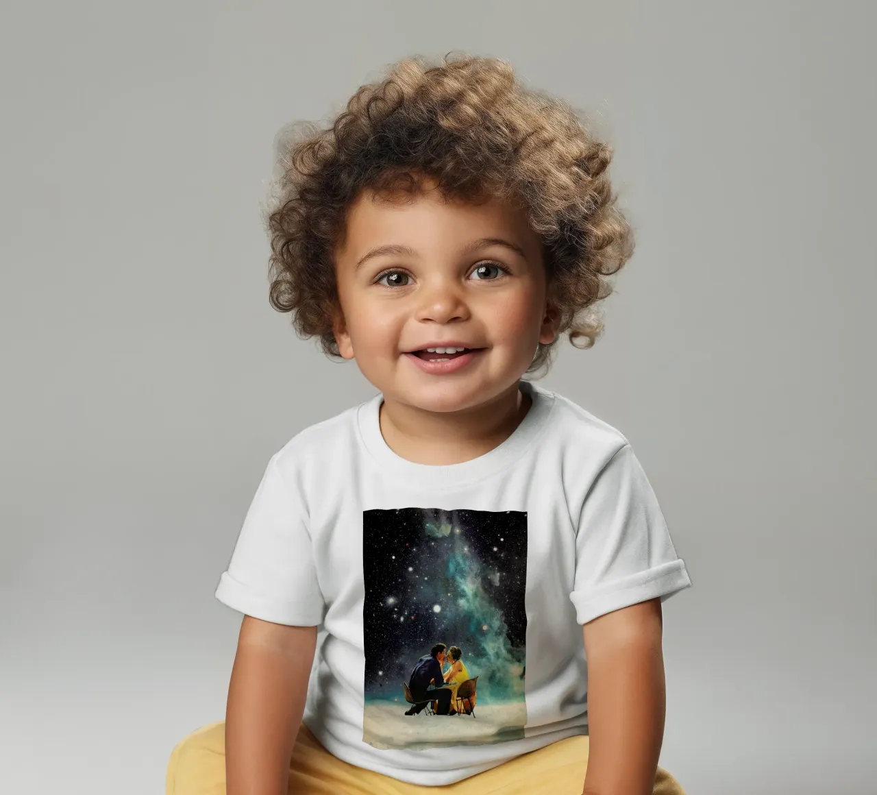 I'd Like To Take You To The Stars For A Second Date camiseta de bebé de Frank Moth