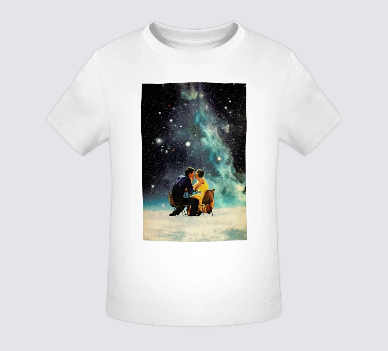 I'd Like To Take You To The Stars For A Second Date maglietta neonato da Frank Moth