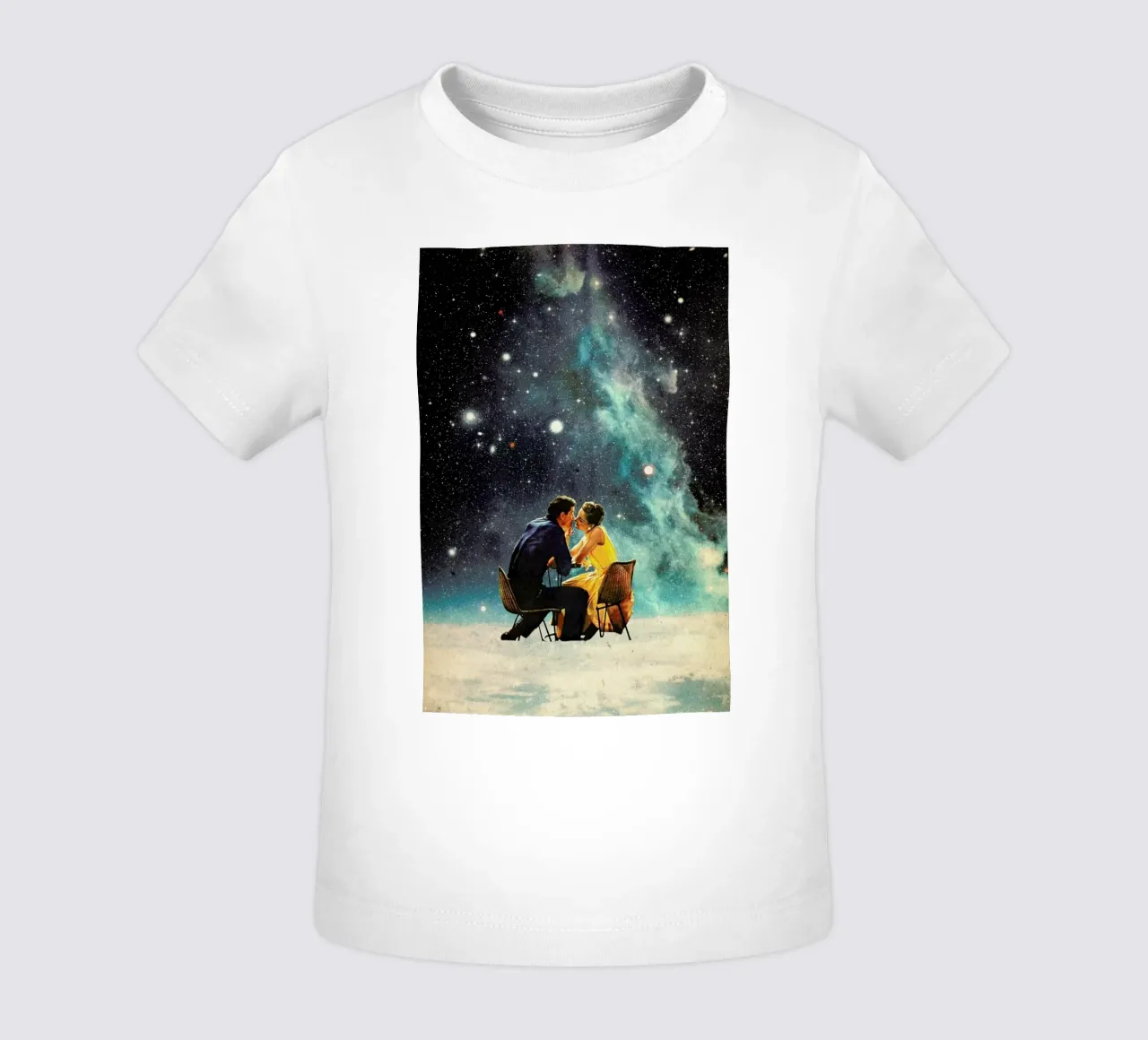 I'd Like To Take You To The Stars For A Second Date maglietta neonato da Frank Moth