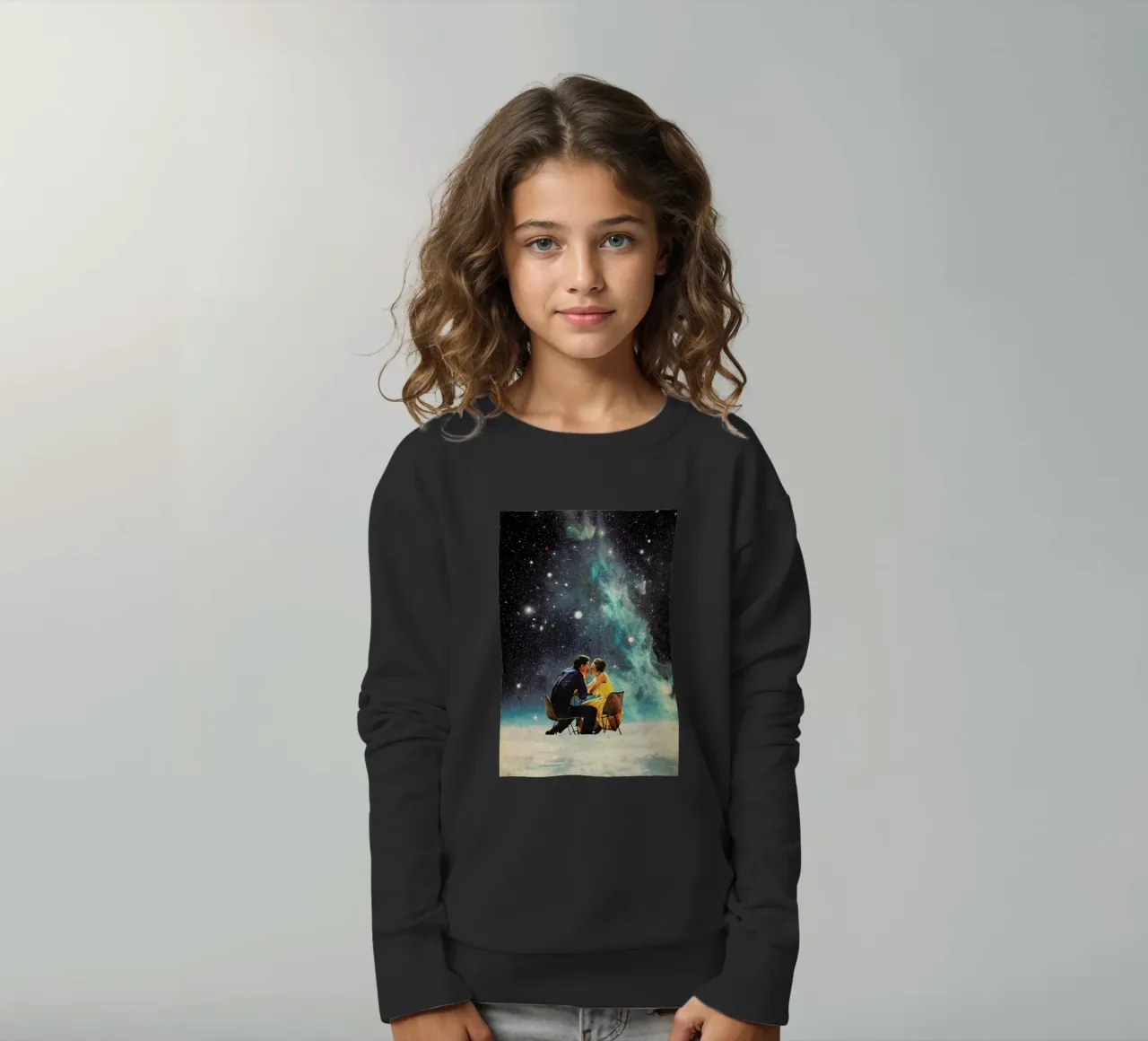 I'd Like To Take You To The Stars For A Second Date felpa bambino da Frank Moth