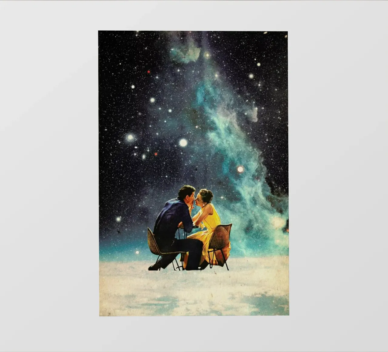 I'd Like To Take You To The Stars For A Second Date Backlit Folie von Frank Moth