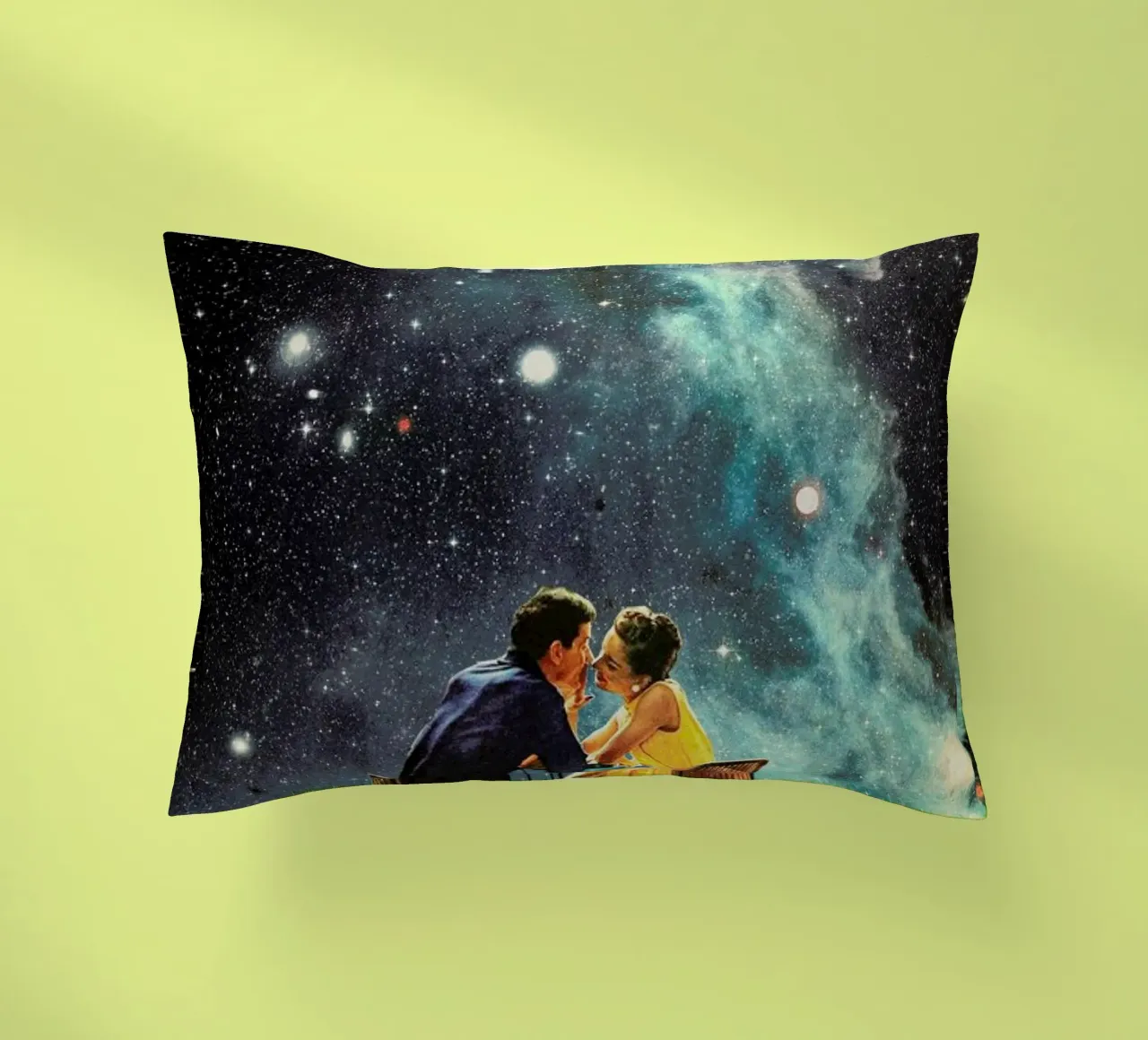 I'd Like To Take You To The Stars For A Second Date cuscino da Frank Moth