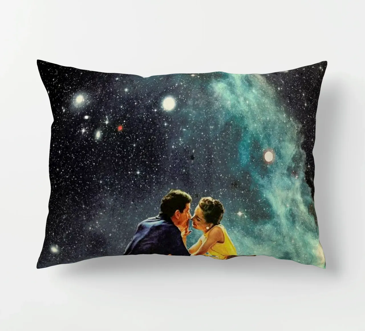 I'd Like To Take You To The Stars For A Second Date cuscino da Frank Moth