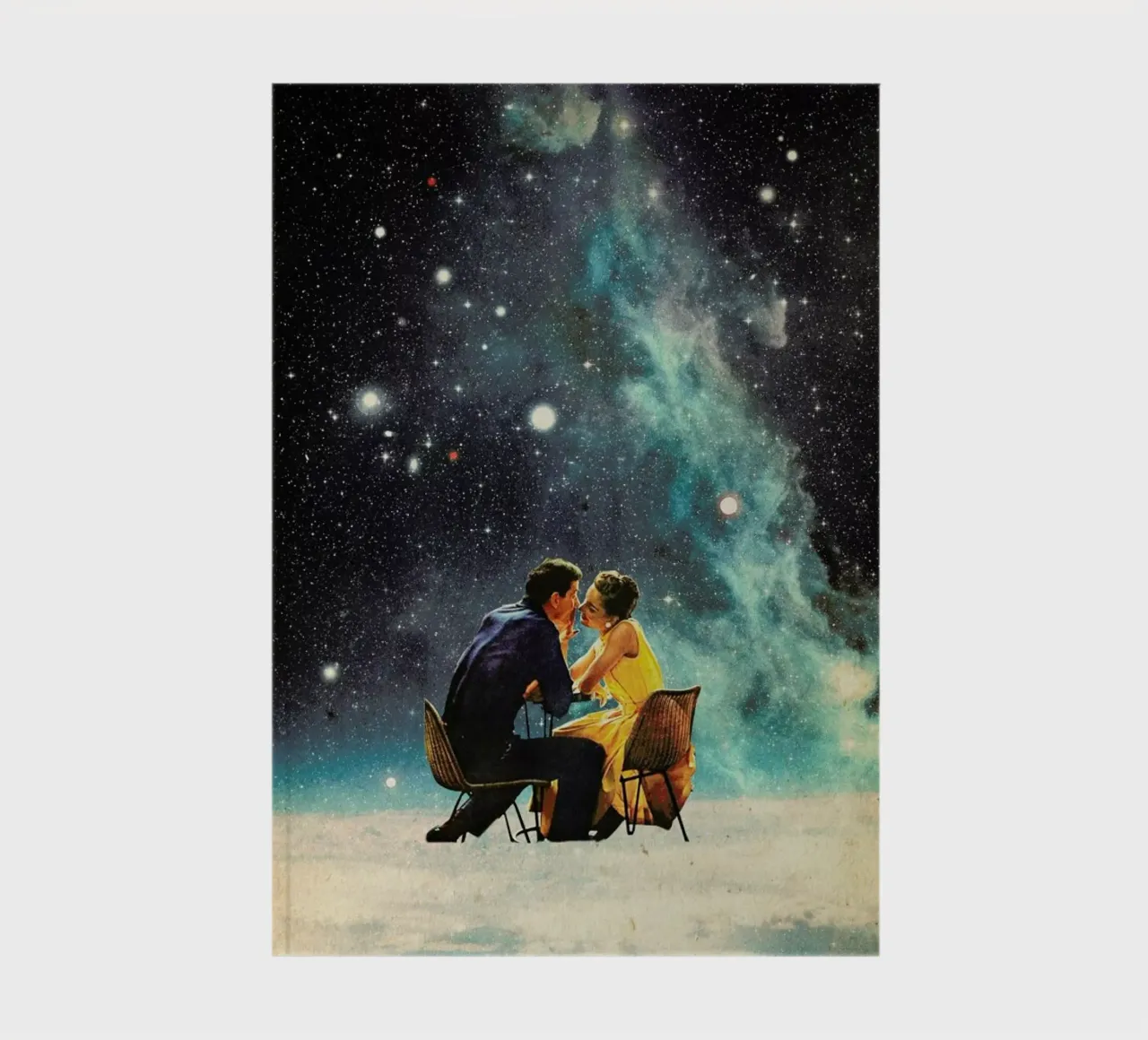 I'd Like To Take You To The Stars For A Second Date notebook by Frank Moth