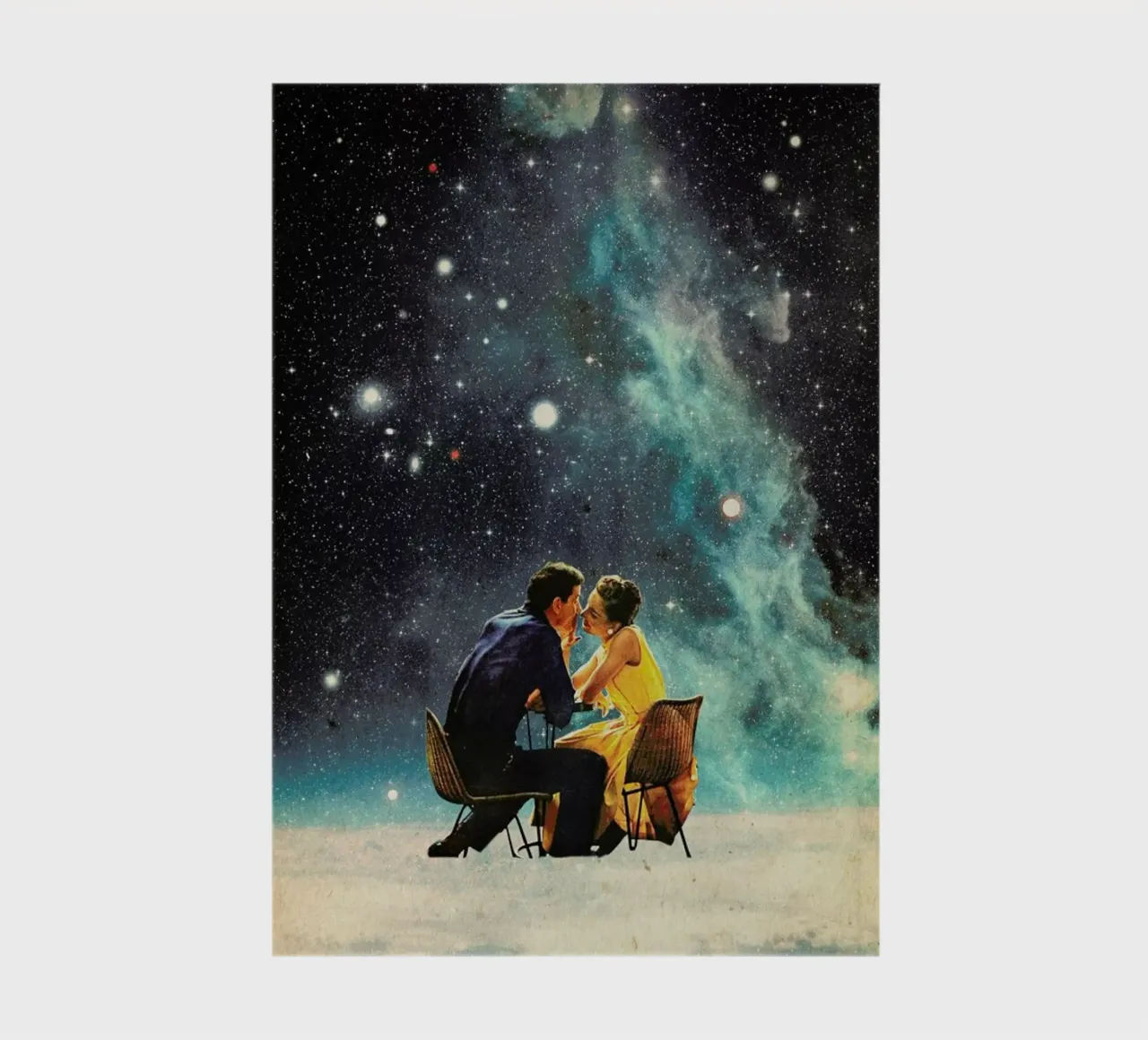 I'd Like To Take You To The Stars For A Second Date notebook by Frank Moth