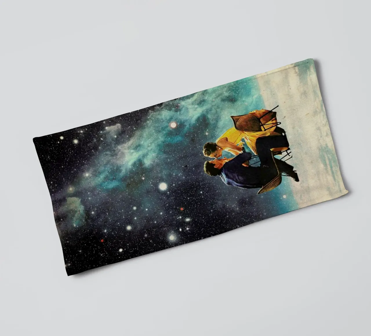 I'd Like To Take You To The Stars For A Second Date asciugamano da bagno da Frank Moth