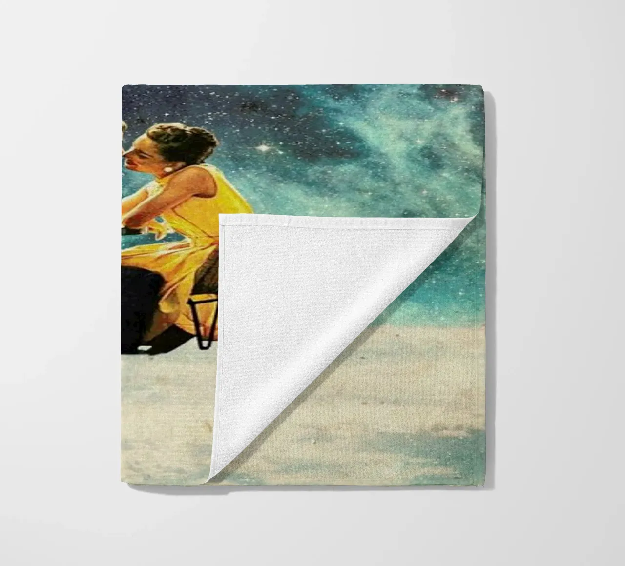 I'd Like To Take You To The Stars For A Second Date Strandtuch von Frank Moth