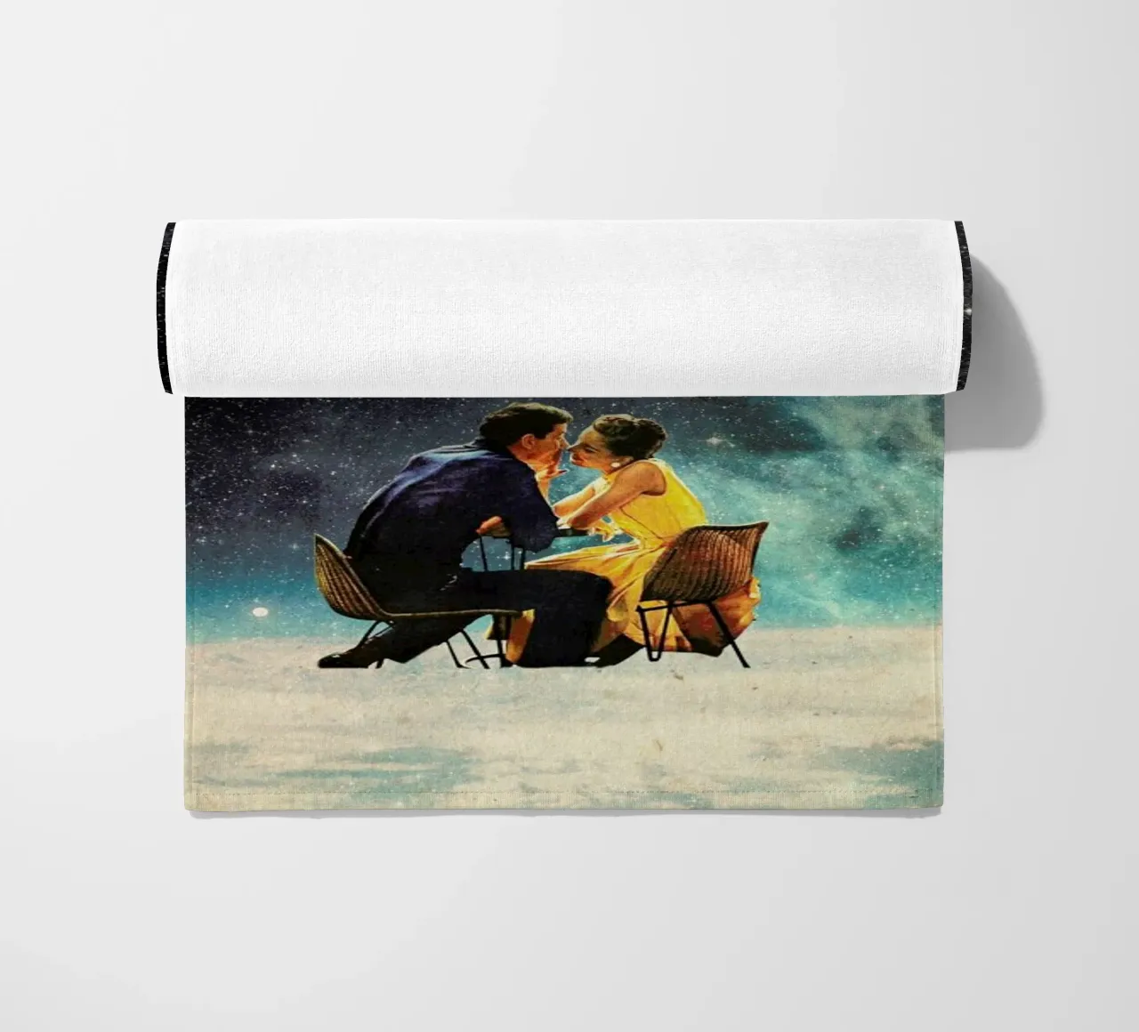 I'd Like To Take You To The Stars For A Second Date Strandtuch von Frank Moth