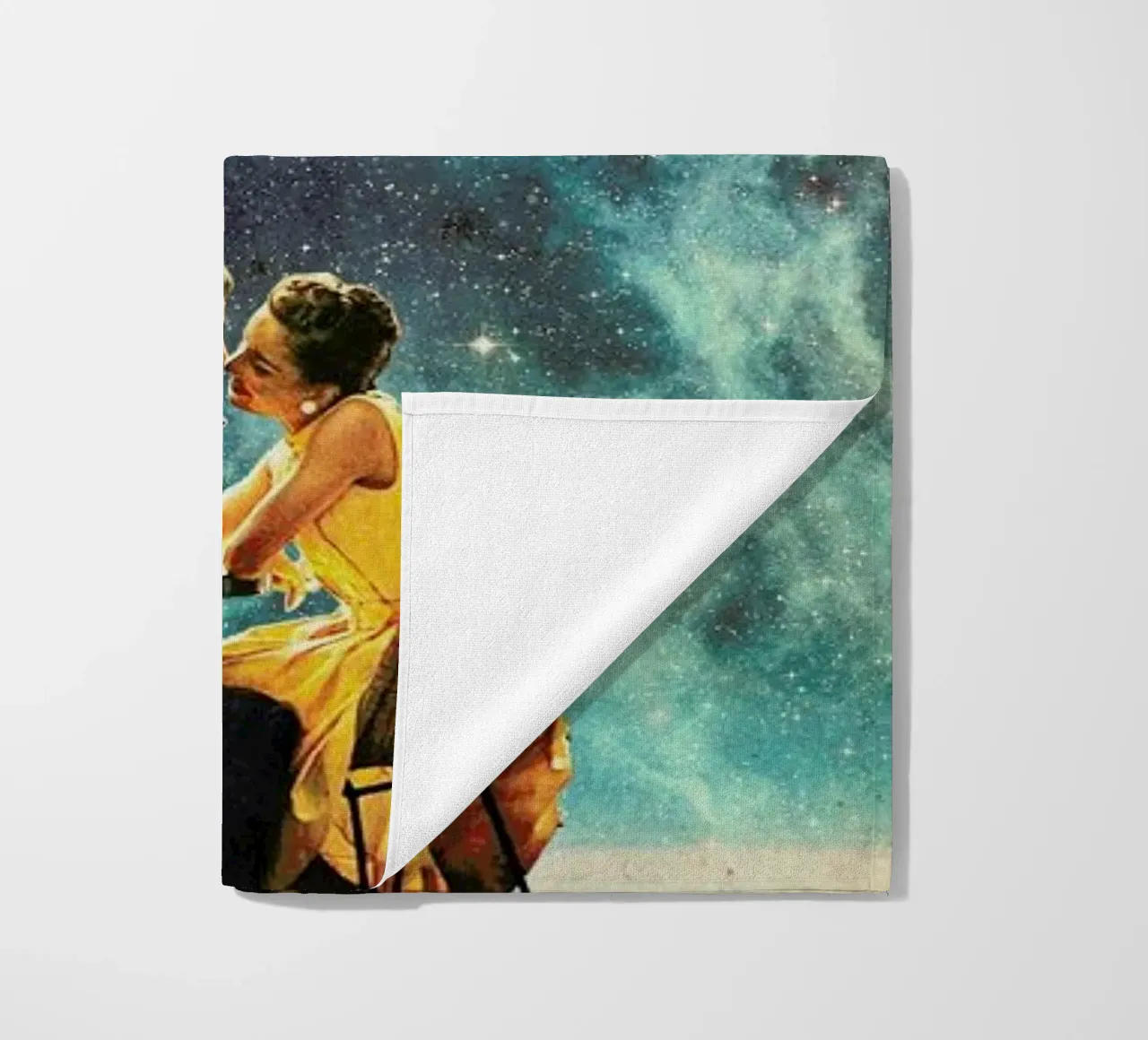 I'd Like To Take You To The Stars For A Second Date Strandtuch von Frank Moth
