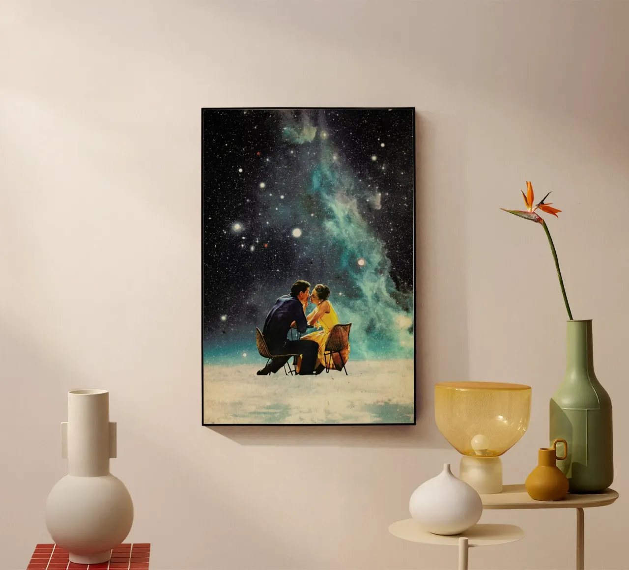 I'd Like To Take You To The Stars For A Second Date acryl van Frank Moth