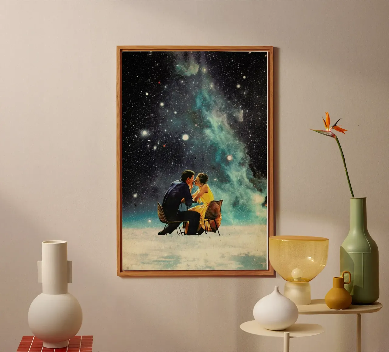 I'd Like To Take You To The Stars For A Second Date alluminio dibond da Frank Moth