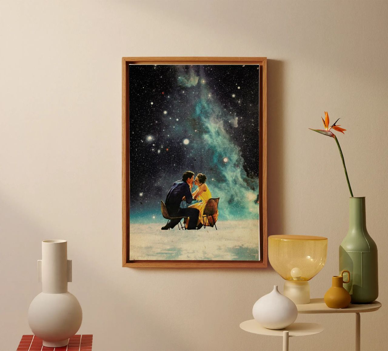 I'd Like To Take You To The Stars For A Second Date tela da Frank Moth