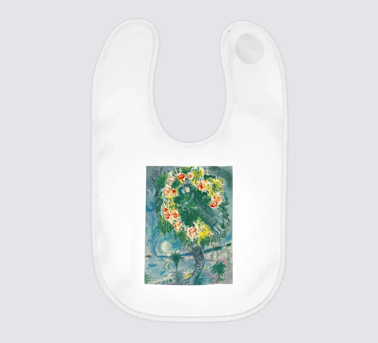 Charles Sorlier dopo Marc Chagall Coppia e pesce bavaglino da DuncanBennett shop