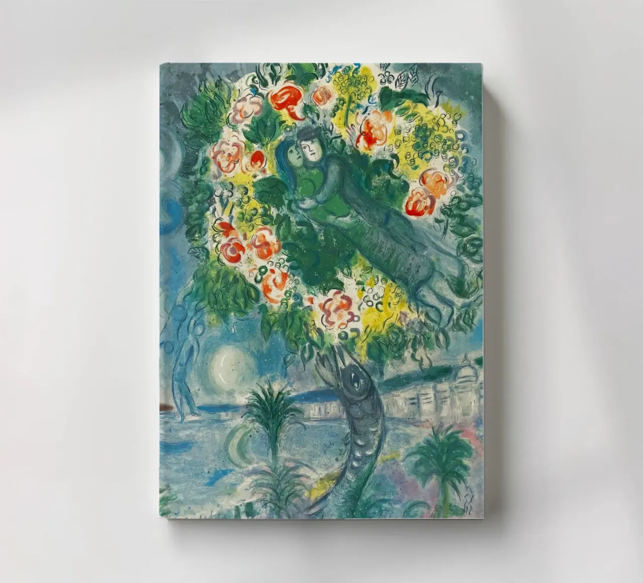 Charles Sorlier after Marc Chagall Couple and Fish notebook by DuncanBennett shop